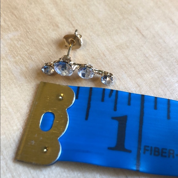 NWT 18kt gold plated earrings - Picture 2 of 4